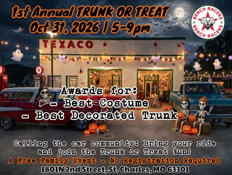Flyer for 1st Annual St. Charles Trunk or Treat