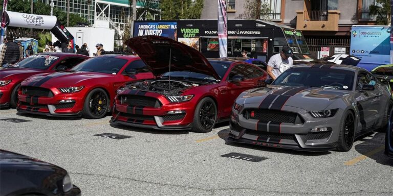Flyer for 3rd Annual NASCAR Block Party & Car Show