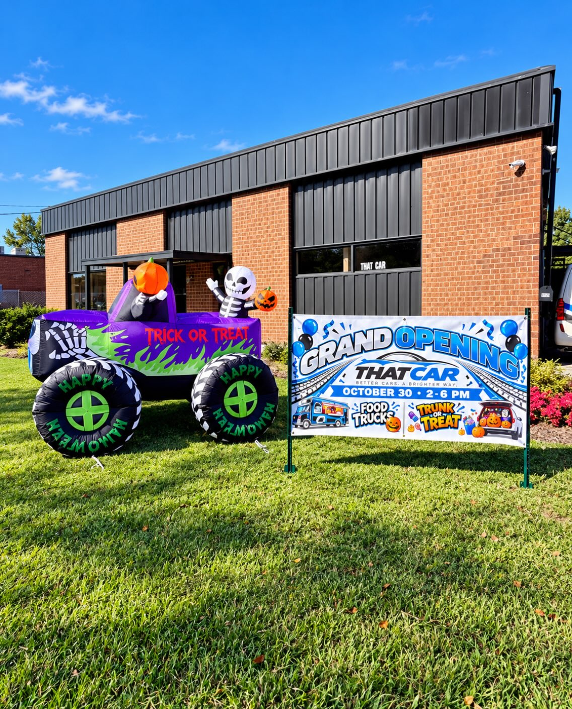 Grand Opening & Trunk-Or-Treat At That Car Graphic