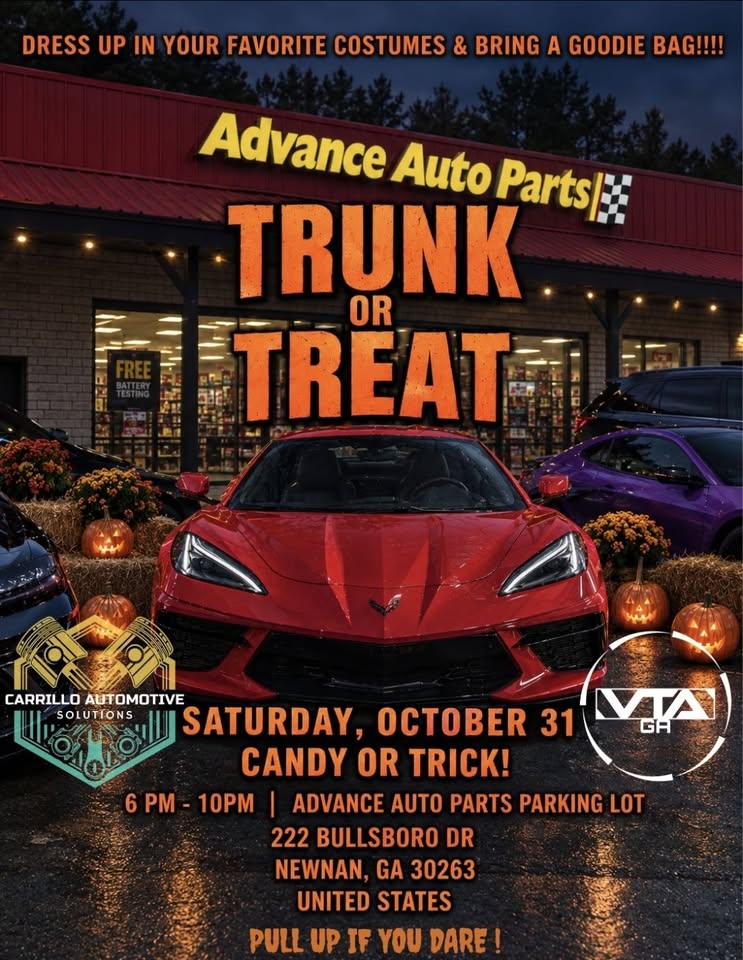 Flyer for Advance Auto Parts Trunk or Treat