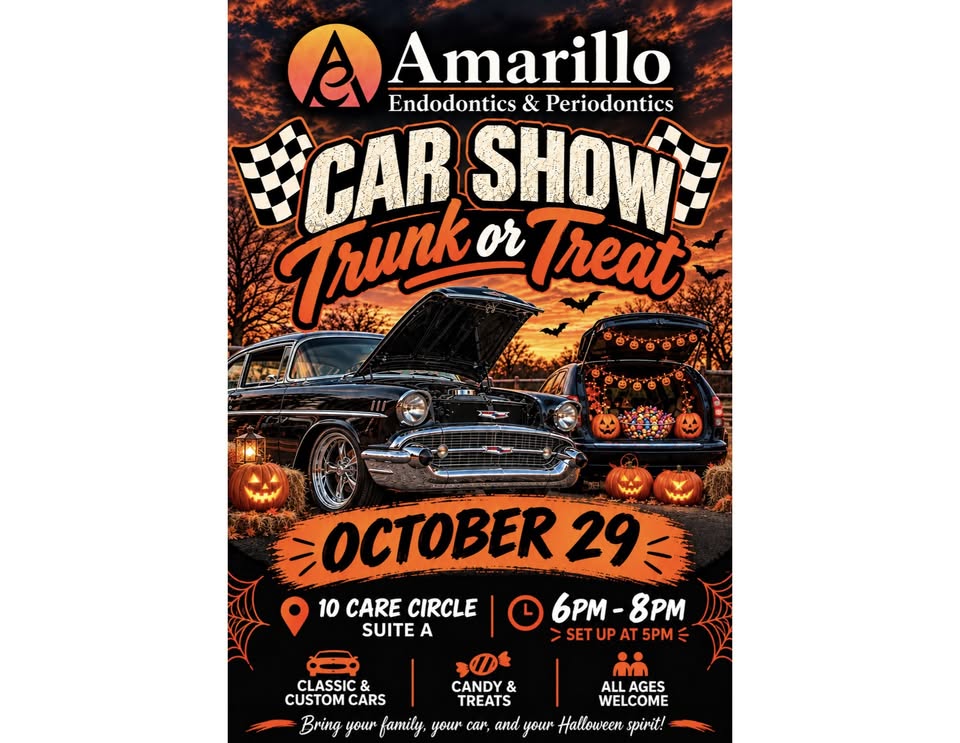 Amarillo Endodontics & Periodontics Car Show Trunk Or Treat Graphic