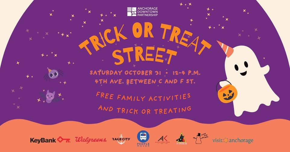 Anchorage Downtown Partnership, Ltd. Trick Or Treat Street Graphic