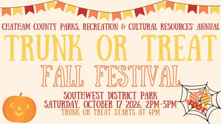 Flyer for Annual Trunk or Treat Fall Festival