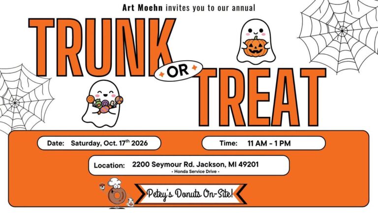 Flyer for Art Moehn’s Trunk or Treat