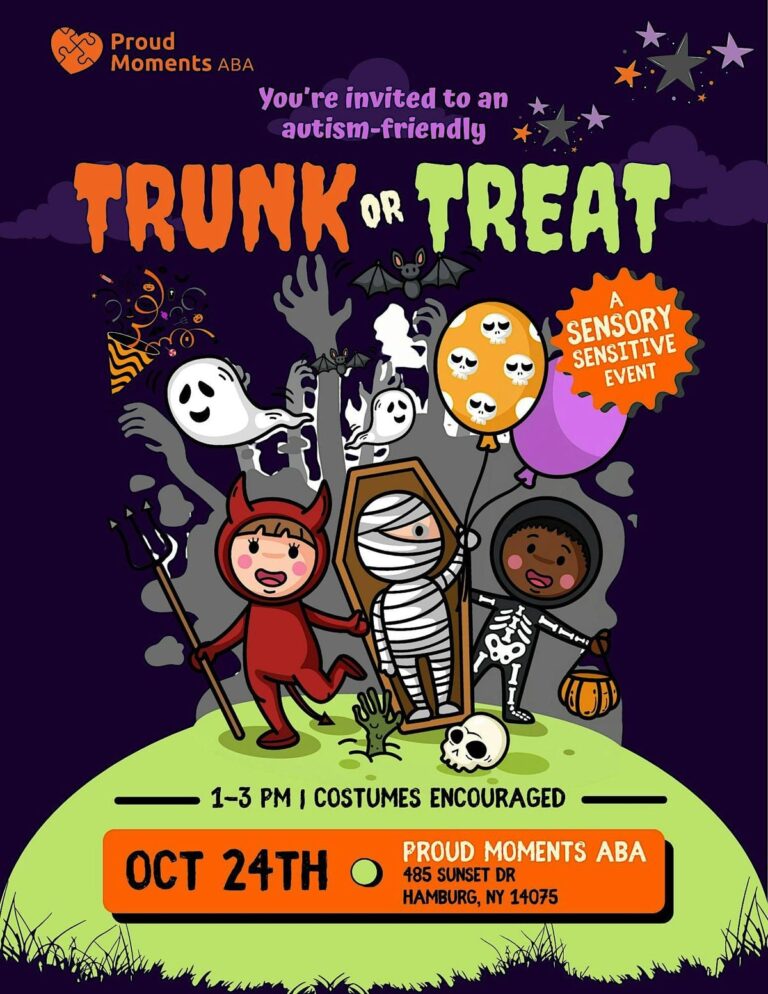 Flyer for Autism-Friendly Trunk or Treat