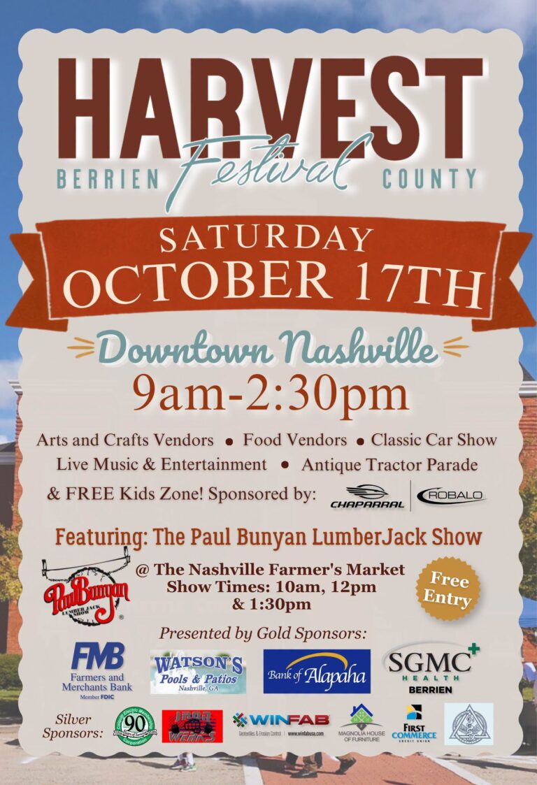 Flyer for Berrien County Harvest Festival