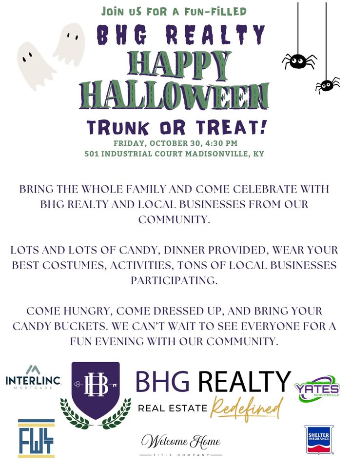 BHG Realty Happy Halloween Trunk or Treat Graphic