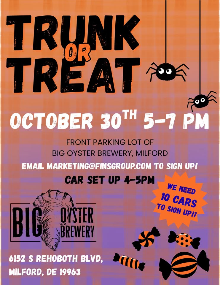 Big Oyster Brewery Trunk or Treat Graphic