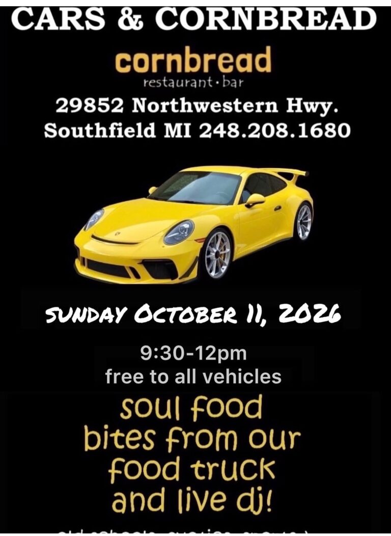 Flyer for Cars & Cornbread