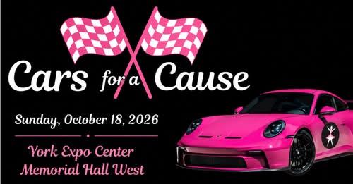 Flyer for Pink Power Cars for a Cause