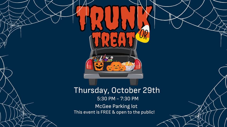 Carteret Community College Trunk or Treat Graphic