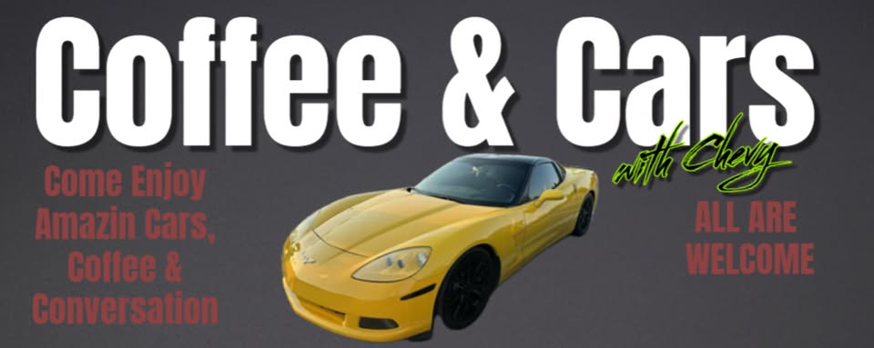 Coffee & Cars With Chazy Graphic