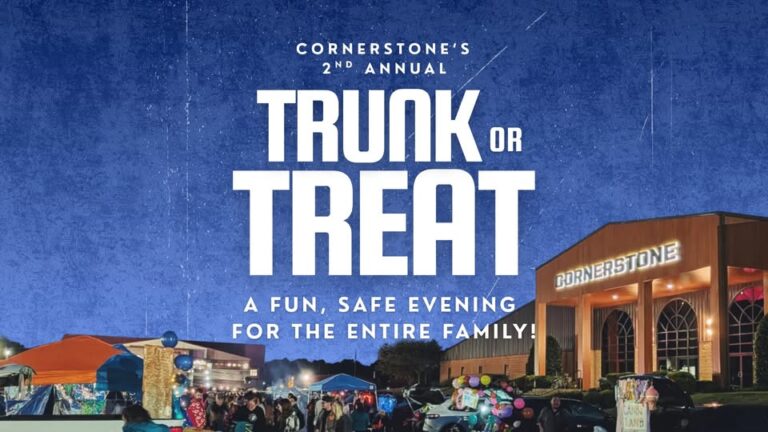 Flyer for Cornerstone’s Trunk or Treat