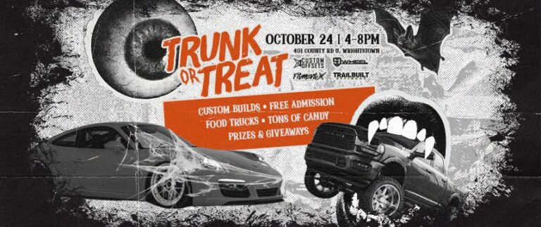 Flyer for Custom Offsets Trunk or Treat