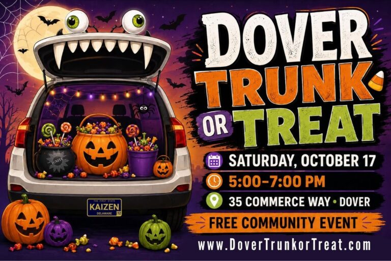 Flyer for Dover Trunk or Treat
