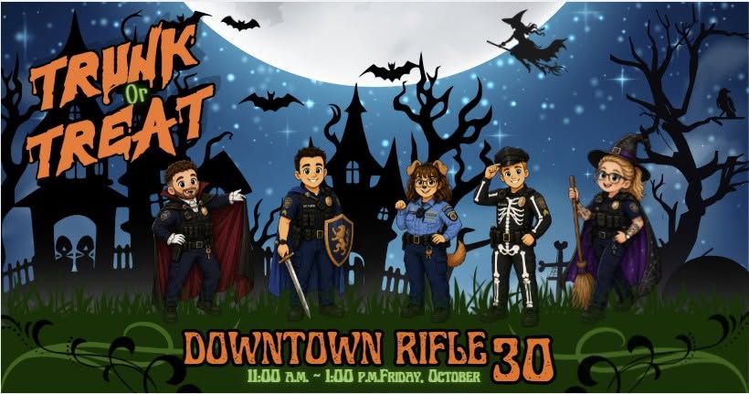 Downtown Rifle Trunk or Treat Graphic