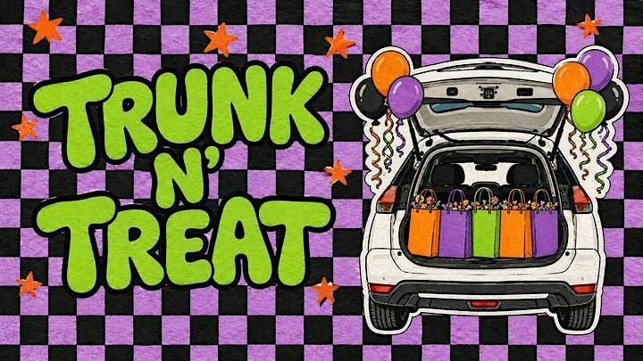 Flyer for Excel Church Trunk N’ Treat