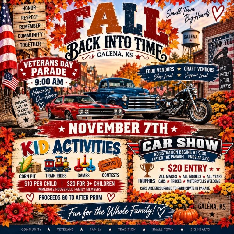 Flyer for Fall Back Into Time