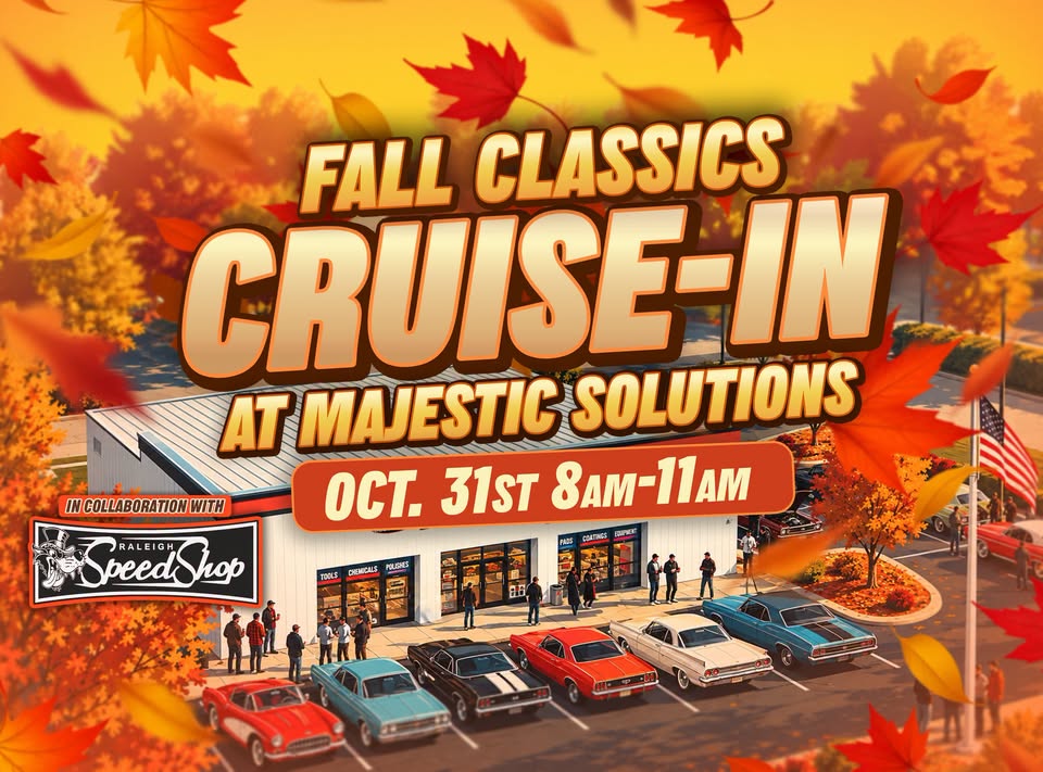 Fall Classics Cruise-In At Majestic Solutions Graphic