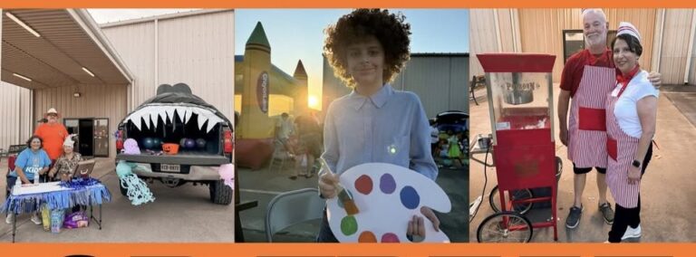 Flyer for First Baptist Church Orangefield Trunk-Or-Treat