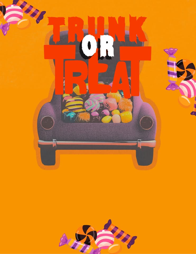 Flyer for First Baptist Clever Trunk or Treat