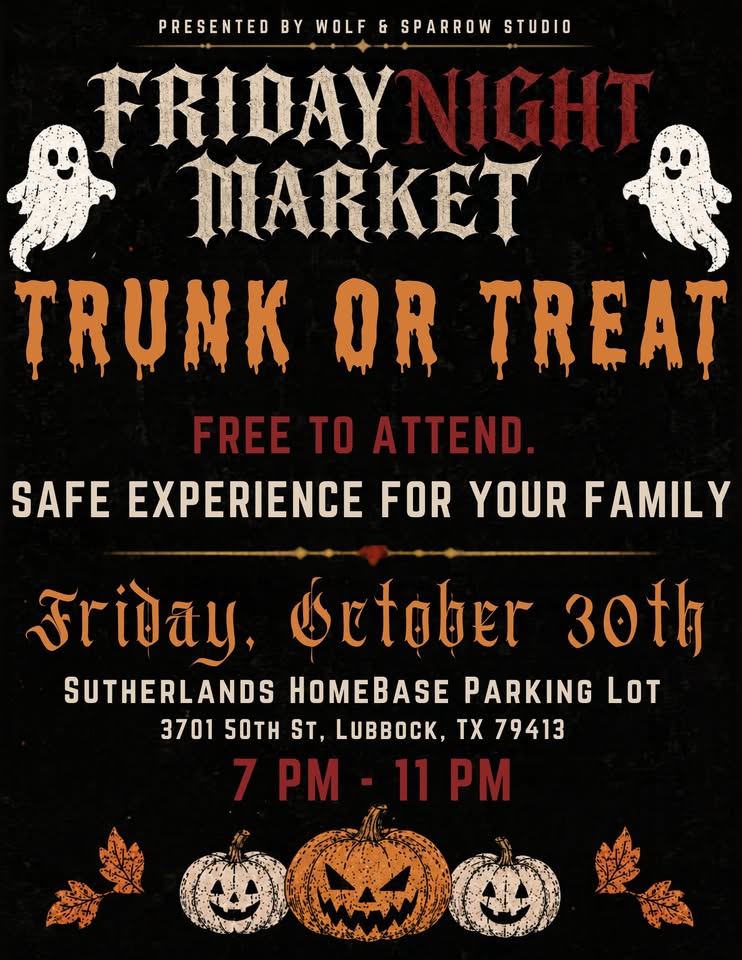 Friday Night Market Trunk or Treat Graphic