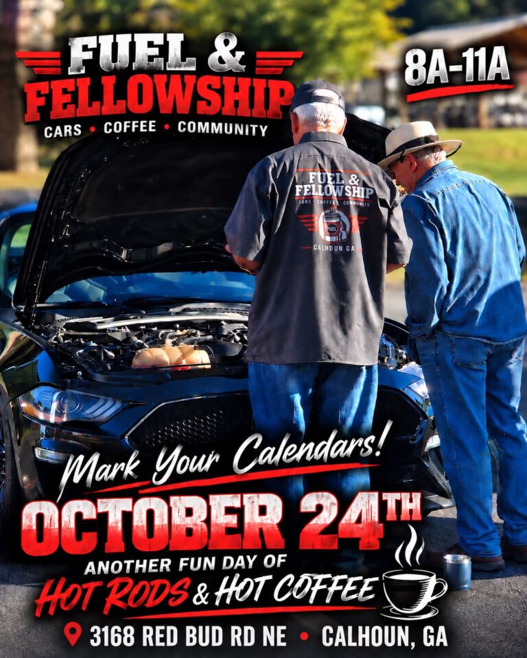 Flyer for Fuel & Fellowship At Crane Eater Community Church