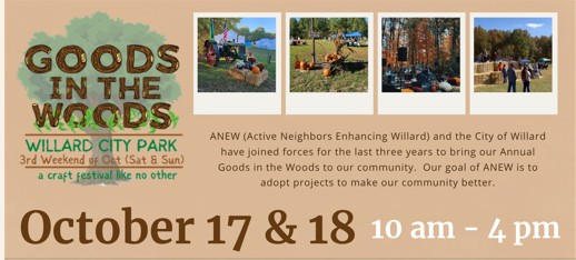 Flyer for Goods in the Woods