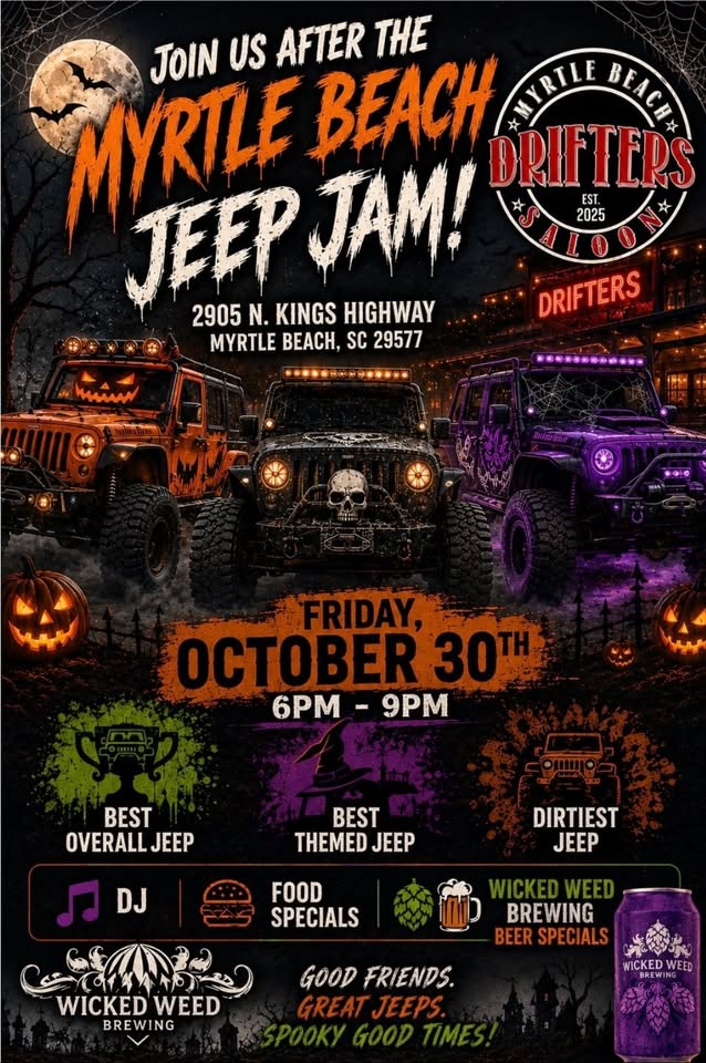 Halloween Jeep Jam After Party Graphic