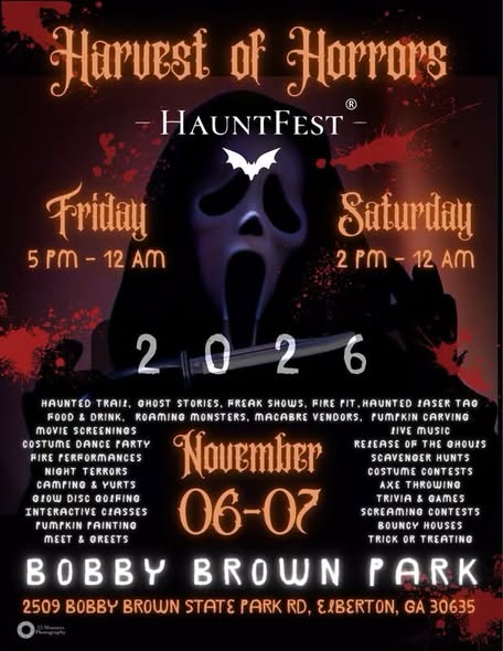 Harvest of Horrors HauntFest Graphic