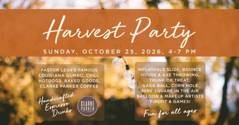 Flyer for Harvest Party at Family Church of Lake Saint Louis