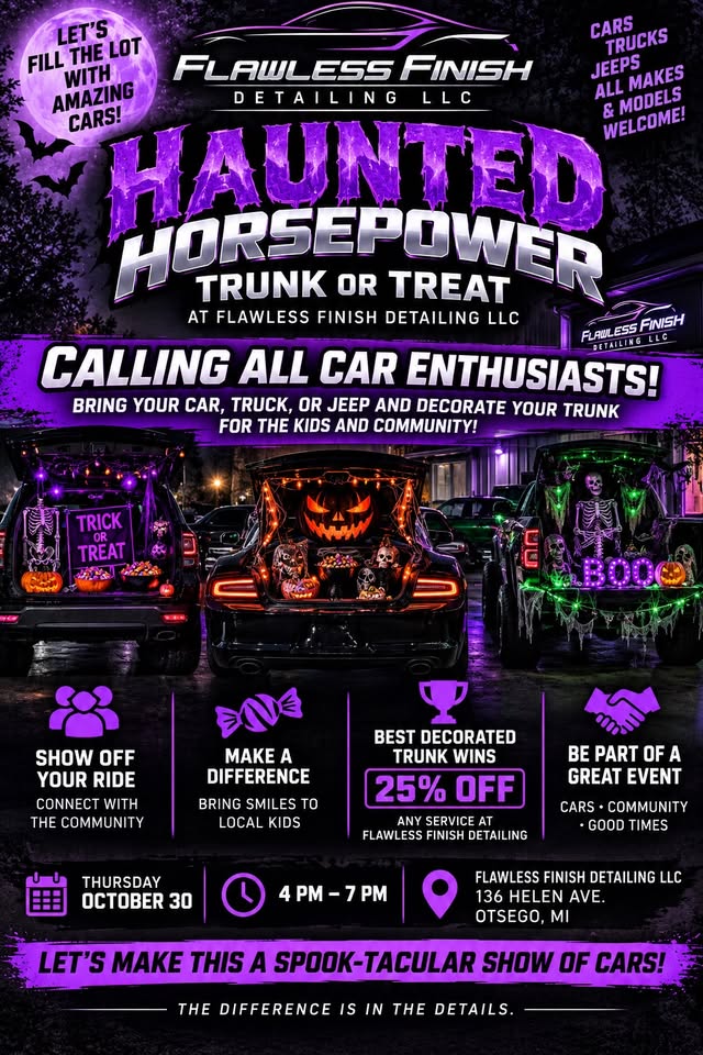 Haunted Horsepower Trunk Or Treat Graphic
