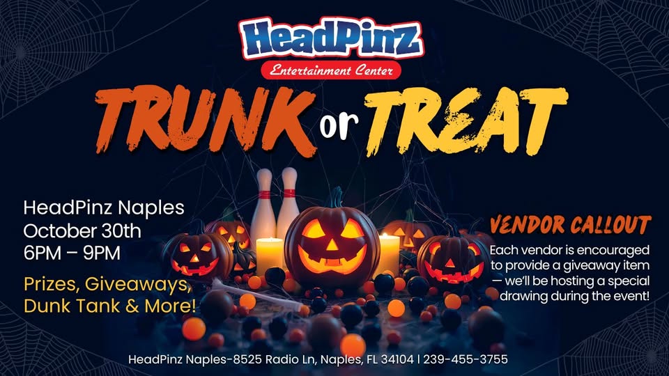 HeadPinz Naples Trunk or Treat Graphic