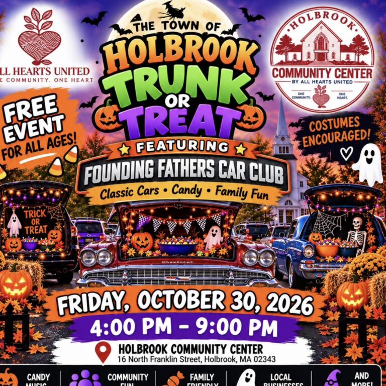 Flyer for Holbrook Trunk Or Treat