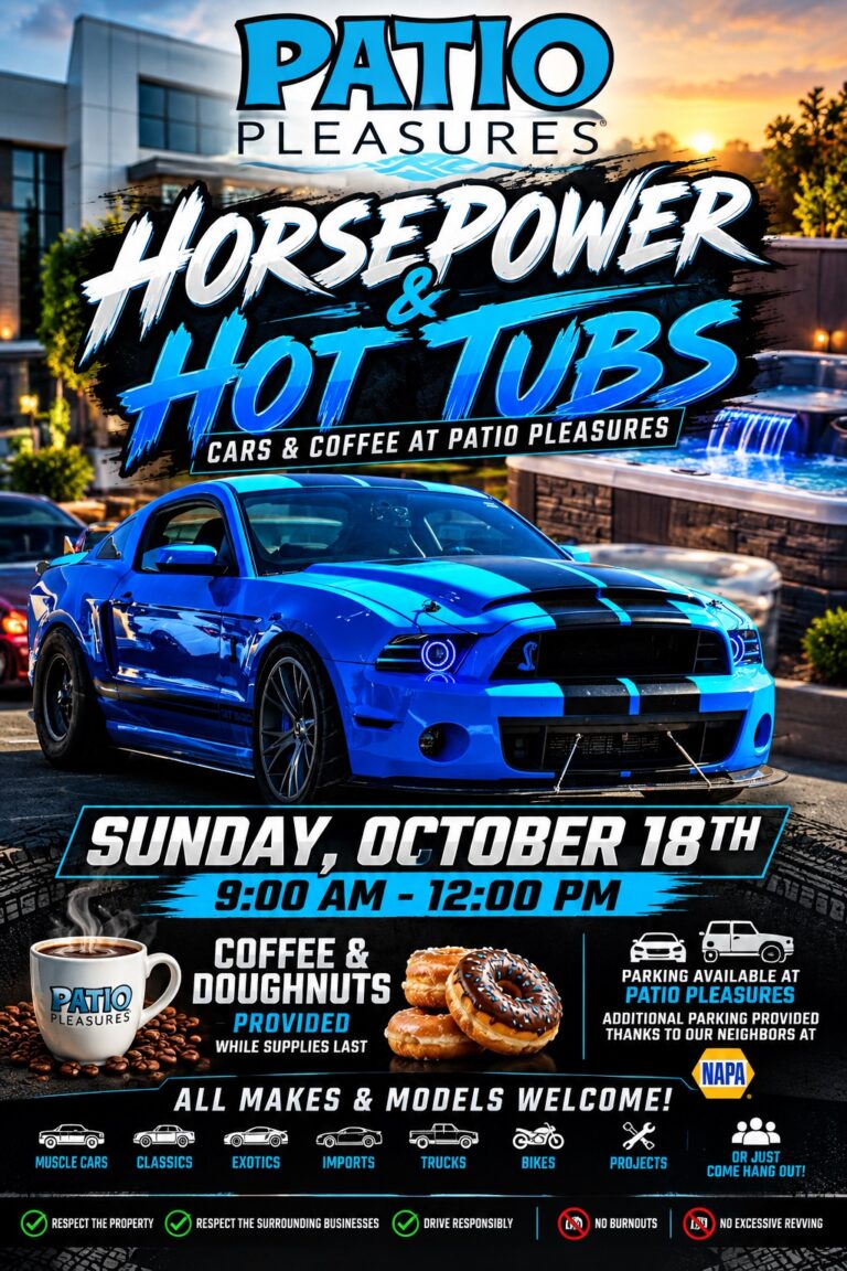 Flyer for Horsepower & Hot Tubs