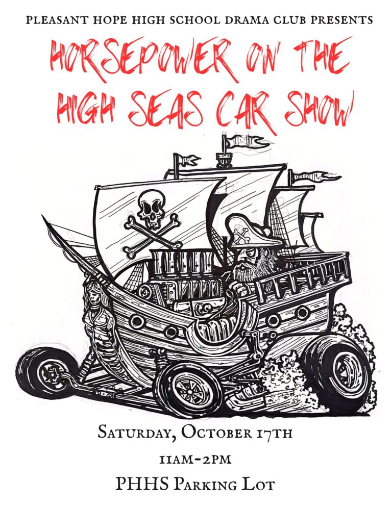 Flyer for Horsepower on the High Seas Car Show