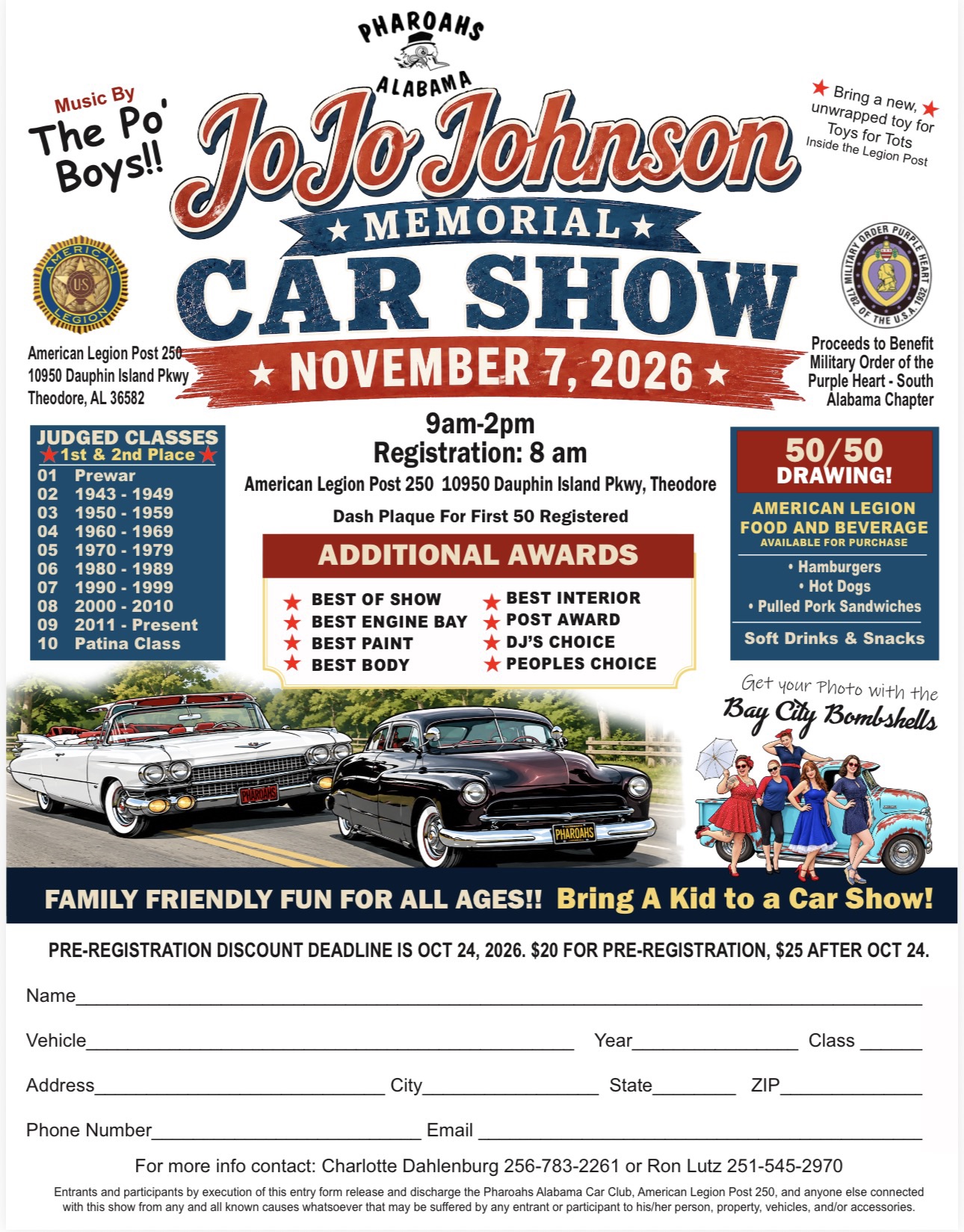 JoJo Johnson Memorial Car Show Graphic