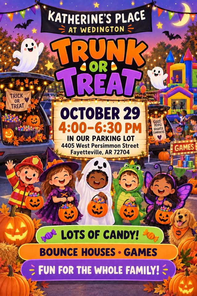 Katherine’s Place at Wedington Trunk or Treat Graphic