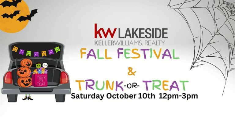Flyer for KW Lakeside Fall Festival & Trunk-or-Treat