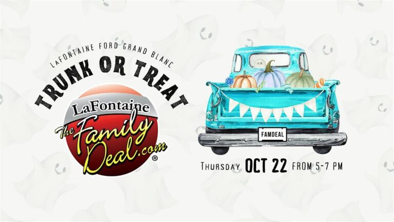 Flyer for LaFontaine Ford Grand Blanc Trunk or Treat