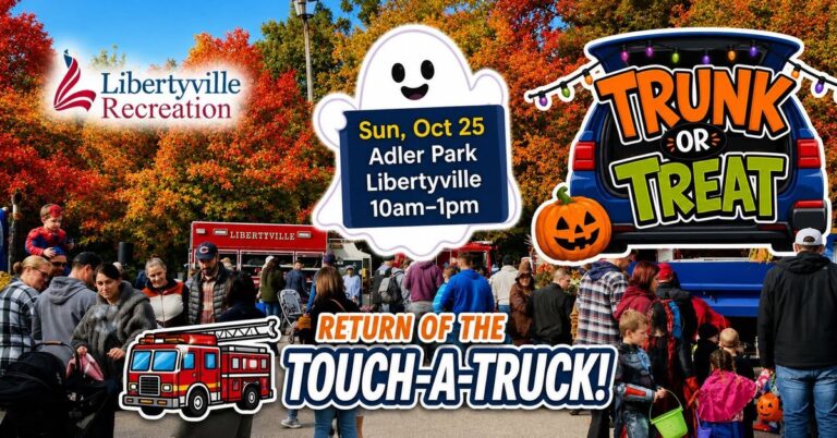 Flyer for Libertyville Recreation Candy-Free Trunk or Treat