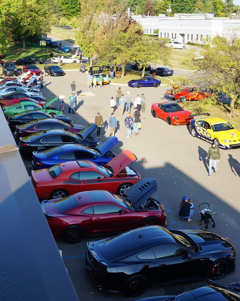 Lingenfelter Cars & Coffee – Wixom Build Center Graphic