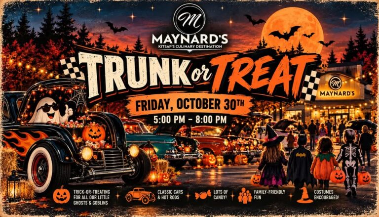 Flyer for Maynard’s Trunk Or Treat