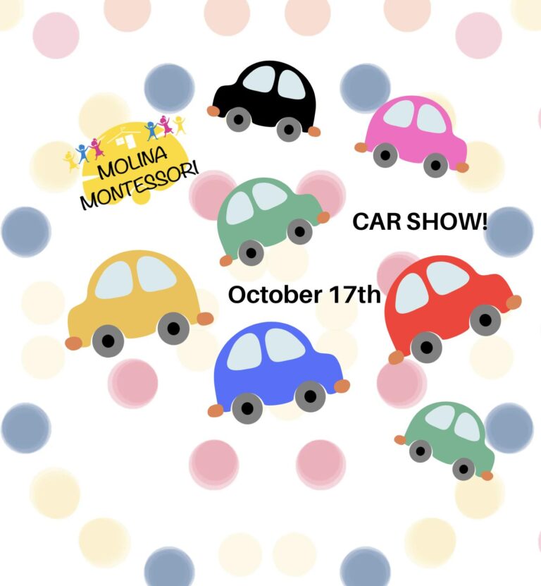 Flyer for Molina Montessori Car Show