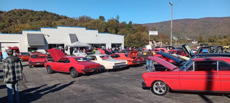 Flyer for Neighborhood Automotive Car Show