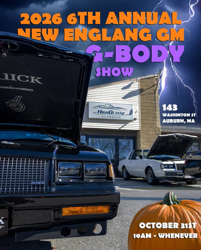 Flyer for New England Gm G-Body Show