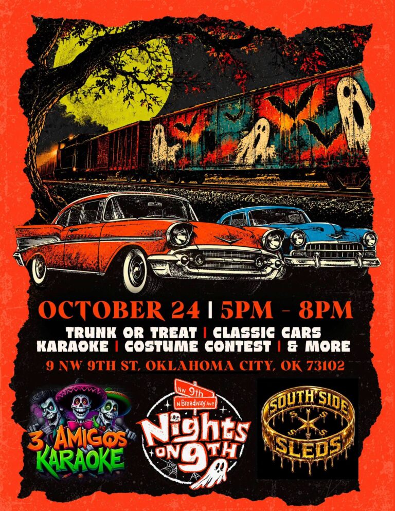 Flyer for Nights on 9th Trunk or Treat