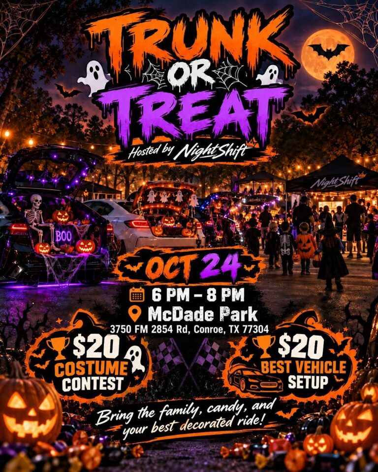 Flyer for NightShift Trunk or Treat