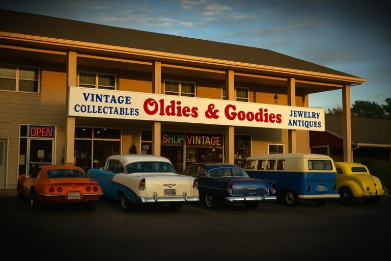 Flyer for Oldies & Goodies Car Show for a Cause