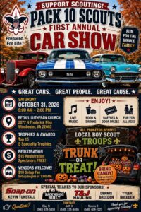 First Annual Car Show – Winchester, VA – Oct 31, 2026